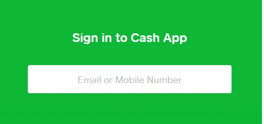 Cash app sign up