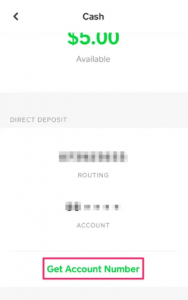 how to get to your account and routing number on cash app