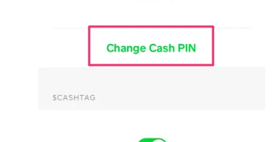 Reset Cash App Pin