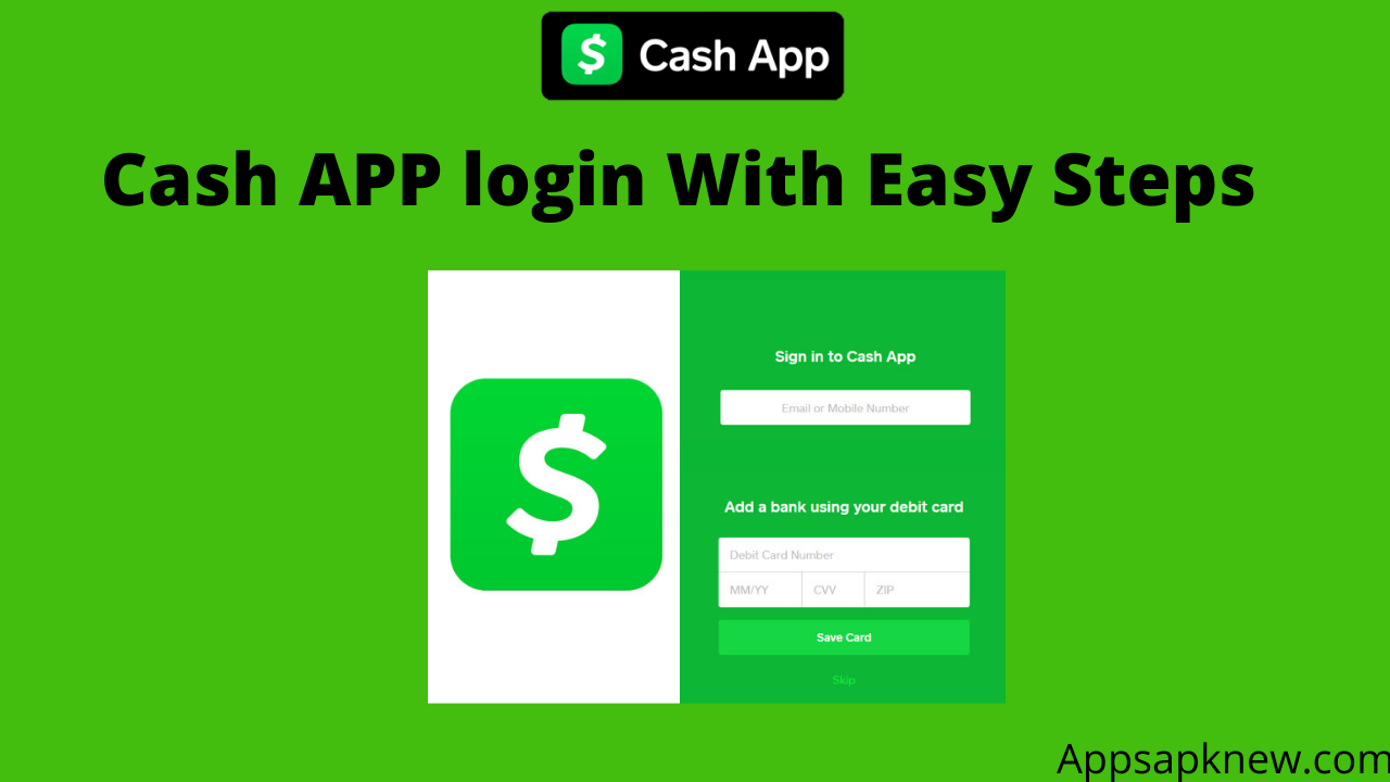 Cash App login Easy Steps 2021