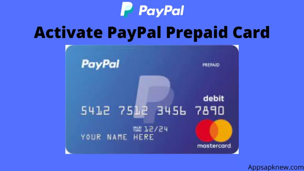Activate PayPal Prepaid Card