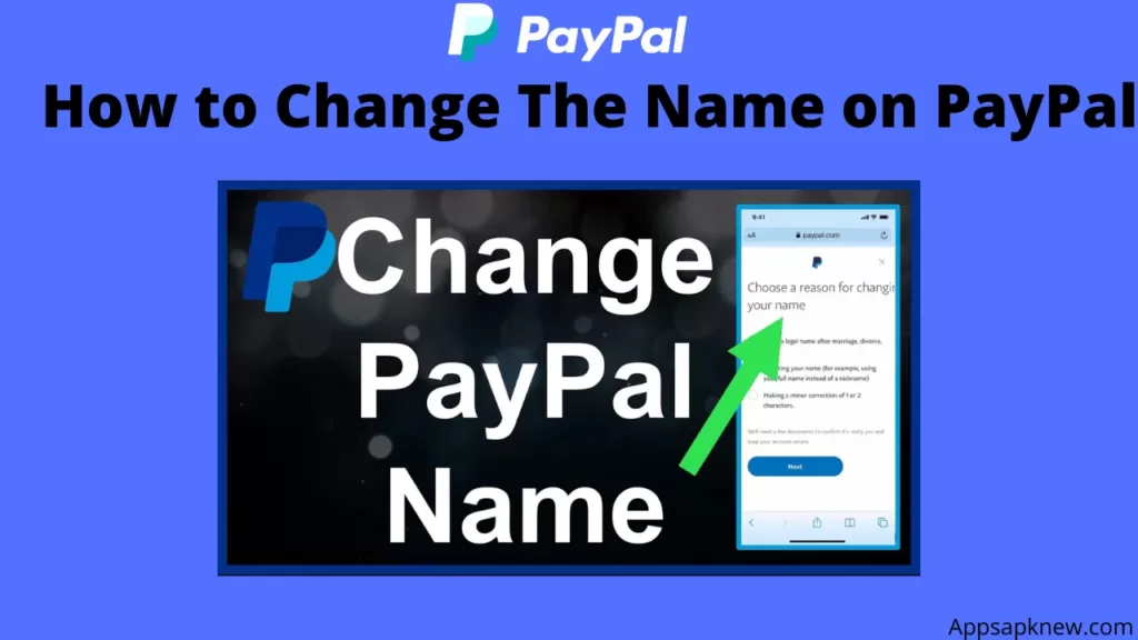 Change The Name On PayPal