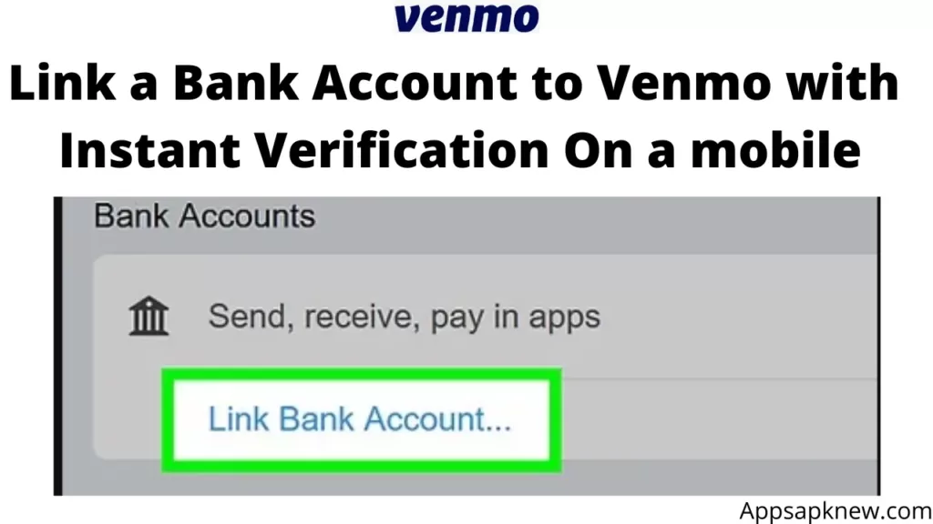 Link a Bank Account to Venmo