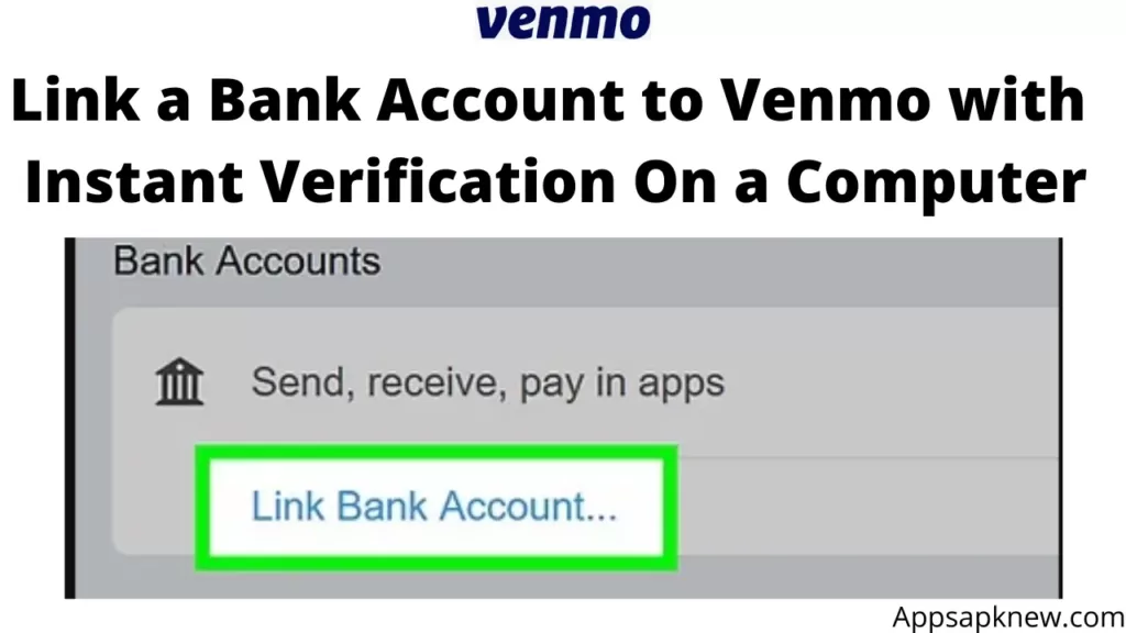 Link a Bank Account to Venmo
