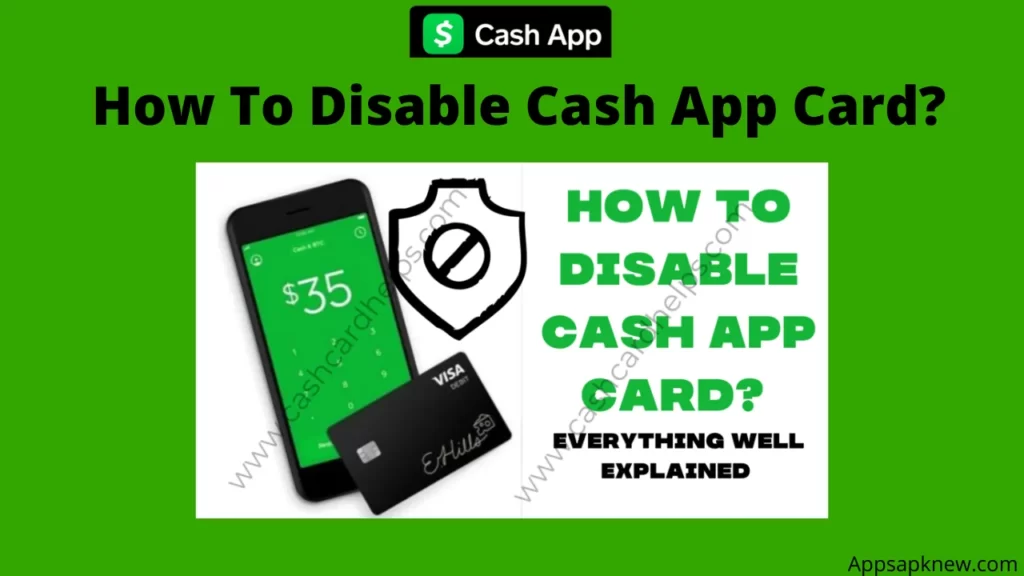 Disable Cash App Card