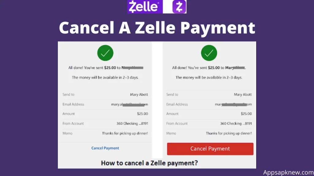 Cancel A Zelle Payment