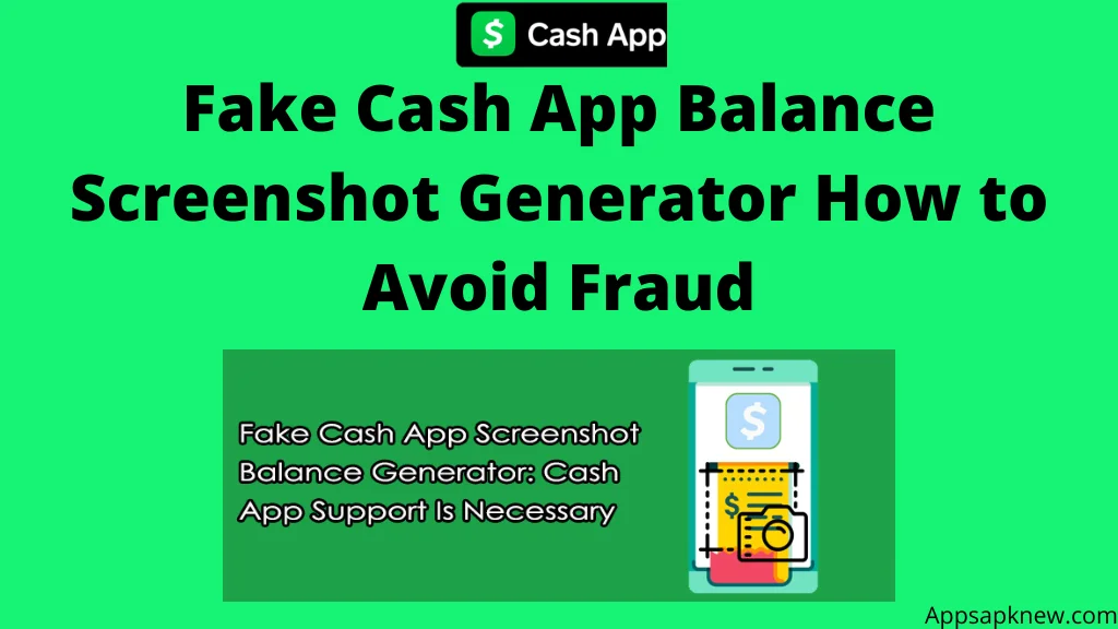 Fake Cash App Balance Screenshot Generator