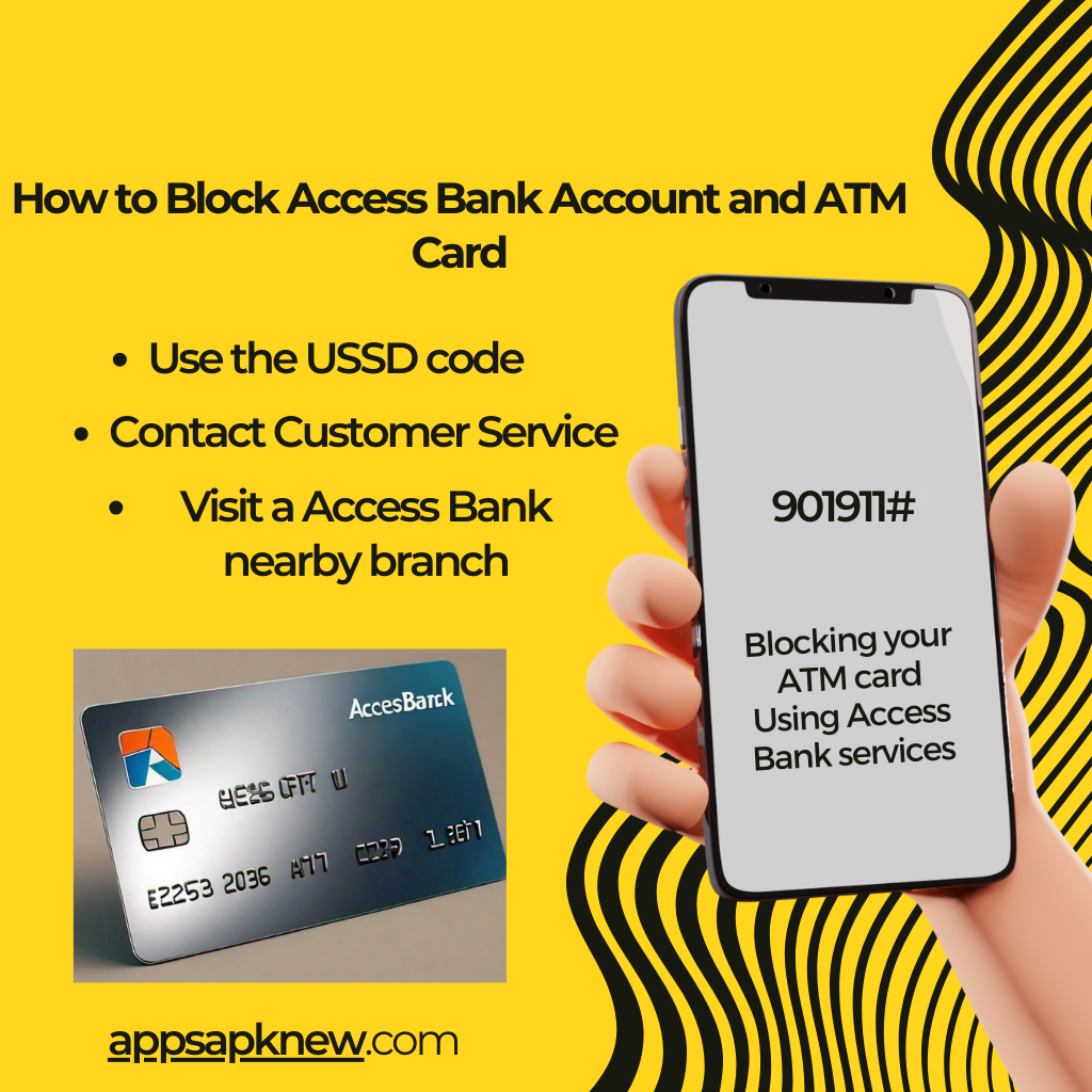 Block Access Bank Account and ATM Card